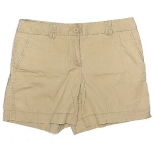 Ann Taylor LOFT Khaki Tan Chino Shorts Women's Size 10 Casual Work Uniform EUC